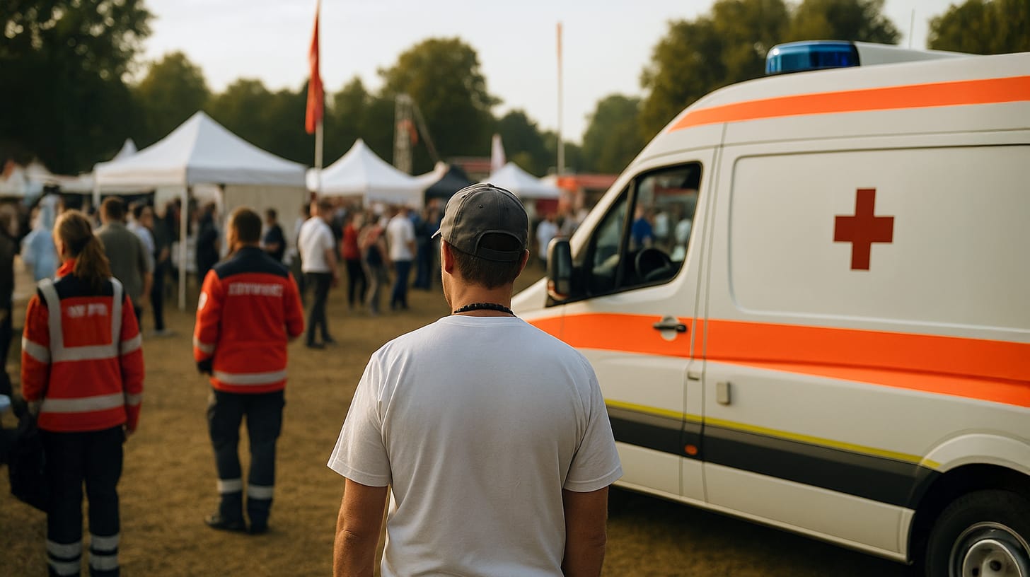 Festival Gelaende Krankenwagen