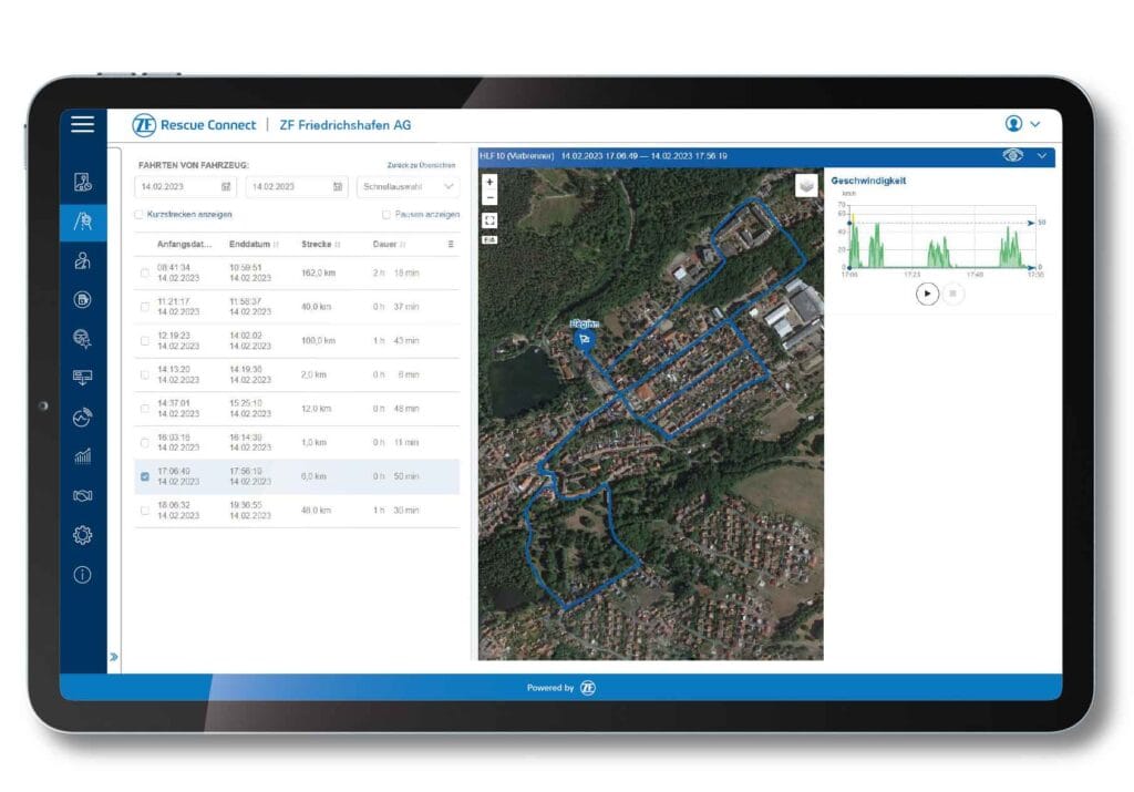 Tablet Screen E-Logbook